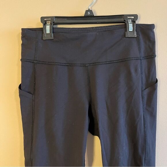 Lululemon Black Pace Rival Crop Full-On Luxtreme 6 - Picture 5 of 14